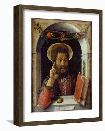 Saint Mark the Evangelist, C.1447 (Oil on Wood)-Andrea Mantegna-Framed Giclee Print