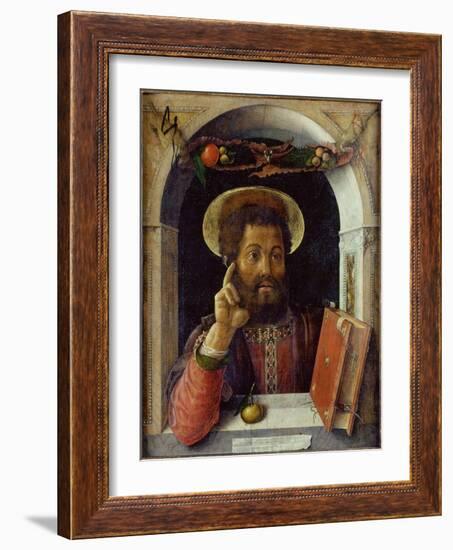 Saint Mark the Evangelist, C.1447 (Oil on Wood)-Andrea Mantegna-Framed Giclee Print