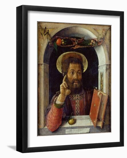 Saint Mark the Evangelist, C.1447 (Oil on Wood)-Andrea Mantegna-Framed Giclee Print