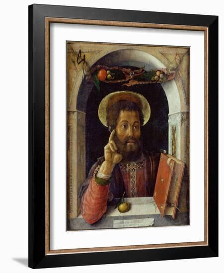 Saint Mark the Evangelist, C.1447 (Oil on Wood)-Andrea Mantegna-Framed Giclee Print