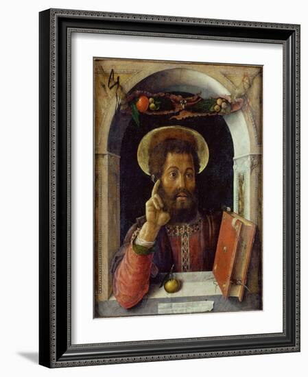 Saint Mark the Evangelist, C.1447 (Oil on Wood)-Andrea Mantegna-Framed Giclee Print