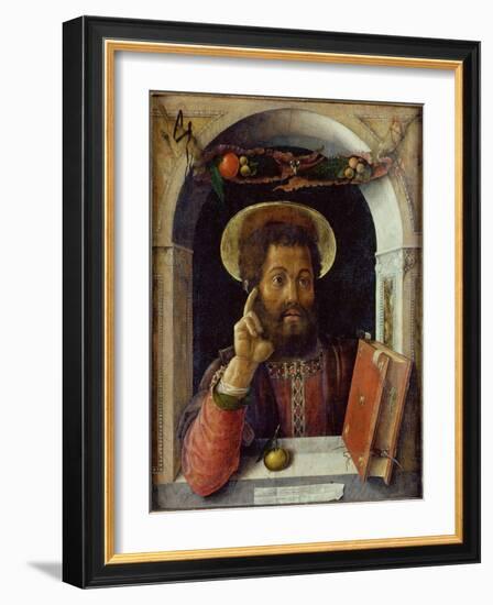 Saint Mark the Evangelist, C.1447 (Oil on Wood)-Andrea Mantegna-Framed Giclee Print
