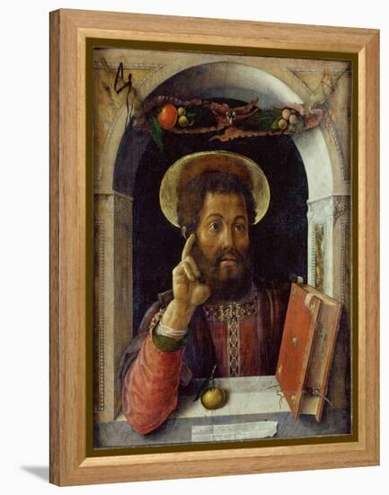 Saint Mark the Evangelist, C.1447 (Oil on Wood)-Andrea Mantegna-Framed Premier Image Canvas