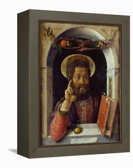 Saint Mark the Evangelist, C.1447 (Oil on Wood)-Andrea Mantegna-Framed Premier Image Canvas