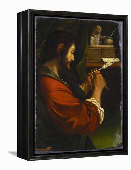 Saint Mark-Guercino (Giovanni Francesco Barbieri)-Framed Premier Image Canvas