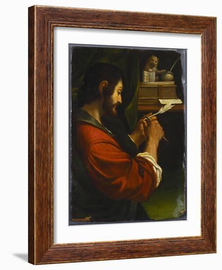 Saint Mark-Guercino (Giovanni Francesco Barbieri)-Framed Giclee Print