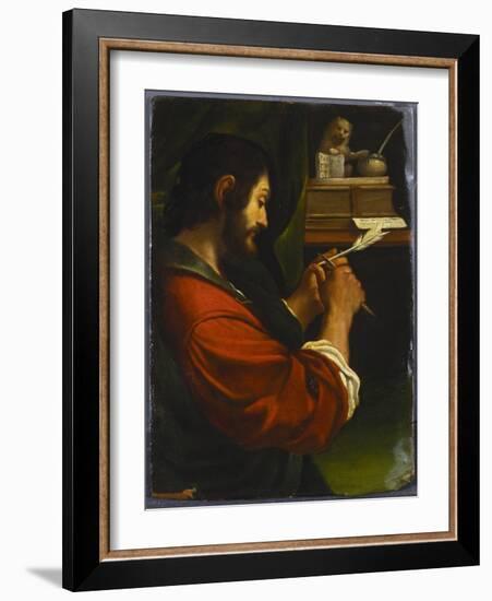 Saint Mark-Guercino (Giovanni Francesco Barbieri)-Framed Giclee Print