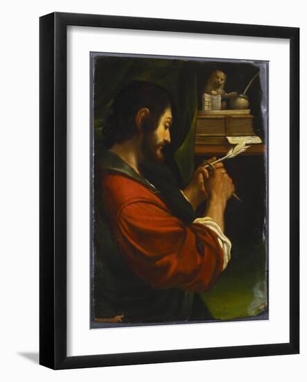 Saint Mark-Guercino (Giovanni Francesco Barbieri)-Framed Giclee Print