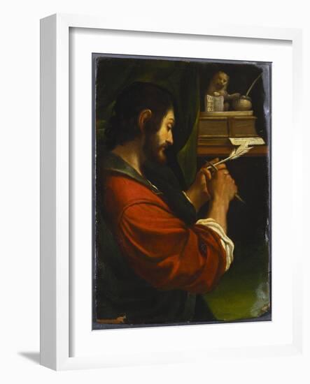 Saint Mark-Guercino (Giovanni Francesco Barbieri)-Framed Giclee Print