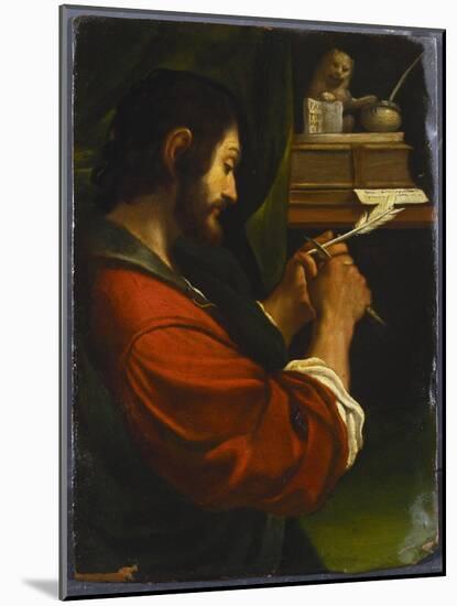 Saint Mark-Guercino (Giovanni Francesco Barbieri)-Mounted Giclee Print