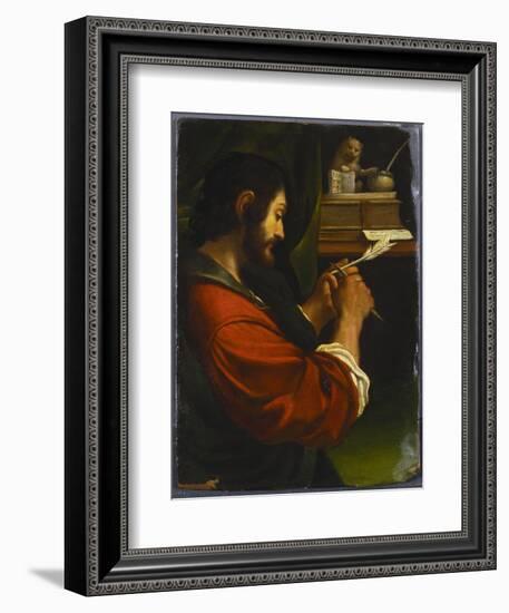 Saint Mark-Guercino (Giovanni Francesco Barbieri)-Framed Giclee Print