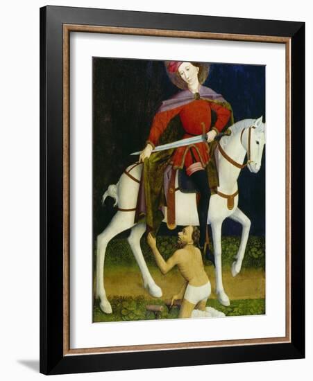 Saint Martin and the Beggar-Ulmer Meister-Framed Giclee Print