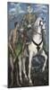 Saint Martin and the Begger 1597-99-El Greco-Mounted Art Print