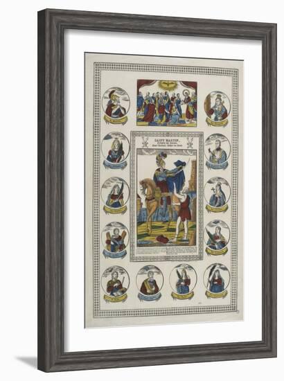 Saint Martin, évêque de Tours-null-Framed Giclee Print