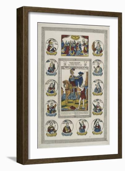 Saint Martin, évêque de Tours-null-Framed Giclee Print