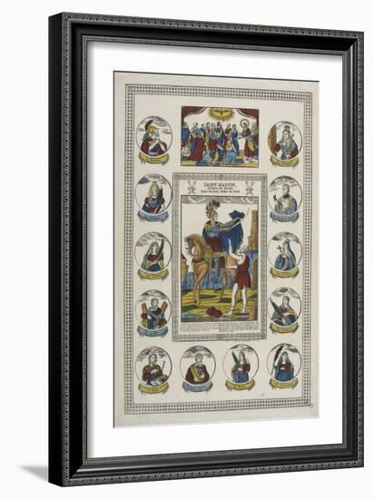 Saint Martin, évêque de Tours-null-Framed Giclee Print