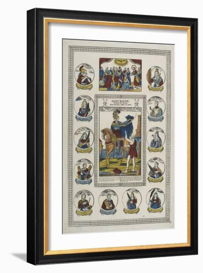 Saint Martin, évêque de Tours-null-Framed Giclee Print