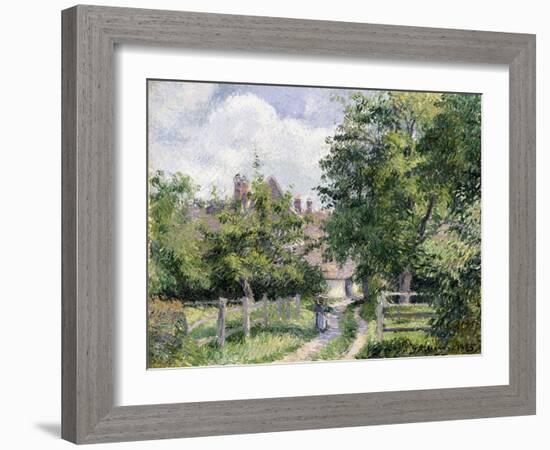 Saint-Martin, Near Gisors, 1885-Camille Pissarro-Framed Giclee Print