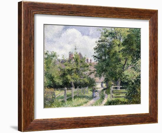 Saint-Martin, Near Gisors, 1885-Camille Pissarro-Framed Giclee Print