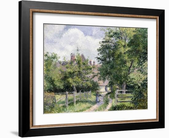 Saint-Martin, Near Gisors, 1885-Camille Pissarro-Framed Giclee Print