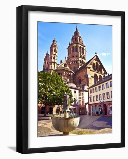 Saint Martin's Cathedral, Mainz, Germany-Miva Stock-Framed Photographic Print