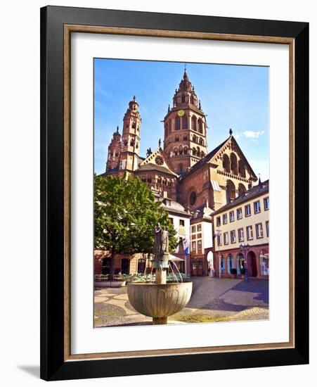 Saint Martin's Cathedral, Mainz, Germany-Miva Stock-Framed Photographic Print