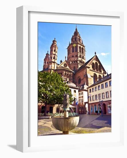 Saint Martin's Cathedral, Mainz, Germany-Miva Stock-Framed Photographic Print