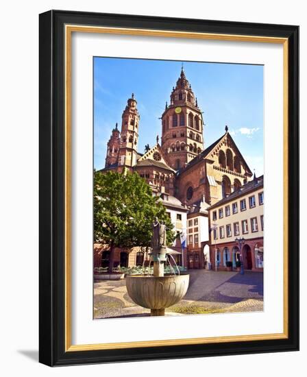 Saint Martin's Cathedral, Mainz, Germany-Miva Stock-Framed Photographic Print