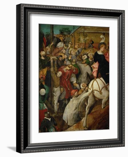 Saint Martin's Day, Fragment-Pieter Bruegel the Elder-Framed Giclee Print