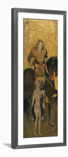 Saint Martin Sharing His Cloak-Jaume Ferrer-Framed Giclee Print