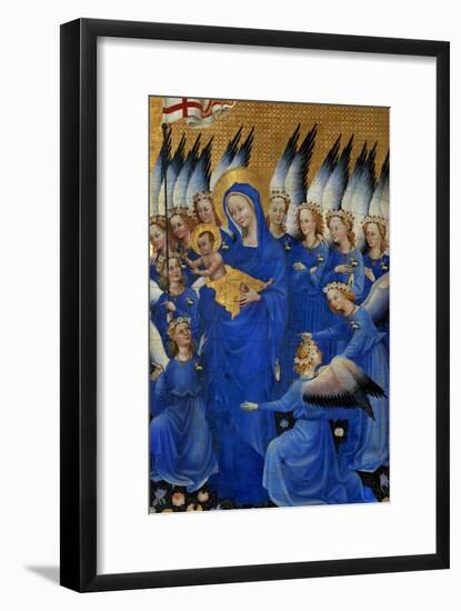 Saint Mary and the Choir of Angels, from the Wilton Diptych-null-Framed Giclee Print