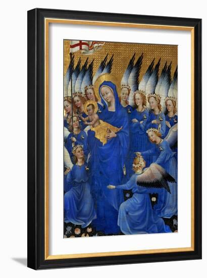 Saint Mary and the Choir of Angels, from the Wilton Diptych-null-Framed Giclee Print