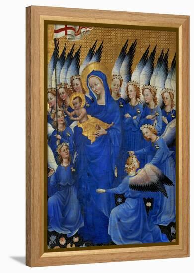 Saint Mary and the Choir of Angels, from the Wilton Diptych-null-Framed Premier Image Canvas