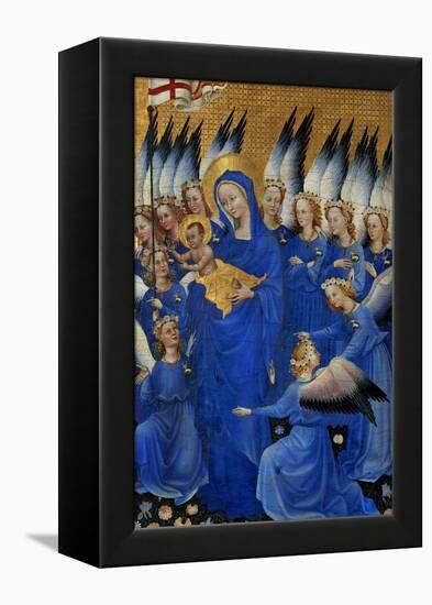 Saint Mary and the Choir of Angels, from the Wilton Diptych-null-Framed Premier Image Canvas