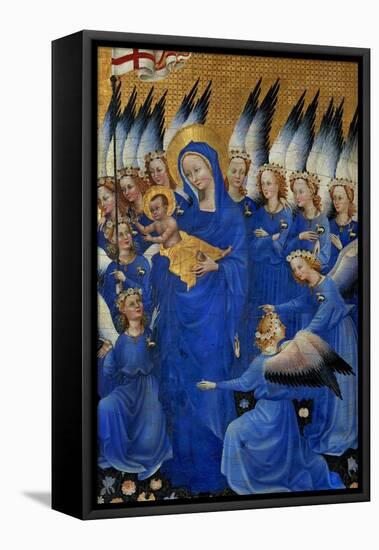 Saint Mary and the Choir of Angels, from the Wilton Diptych-null-Framed Premier Image Canvas