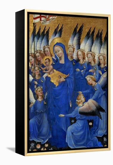 Saint Mary and the Choir of Angels, from the Wilton Diptych-null-Framed Premier Image Canvas