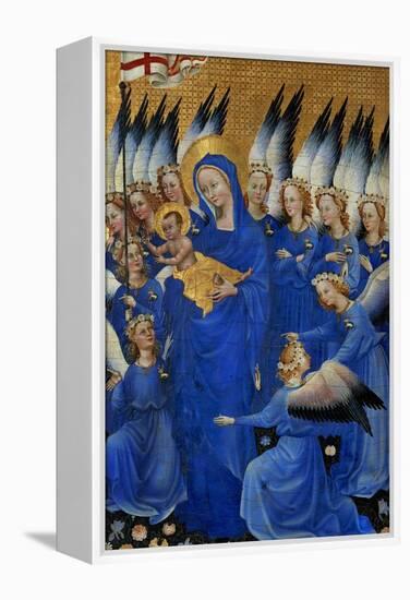 Saint Mary and the Choir of Angels, from the Wilton Diptych-null-Framed Premier Image Canvas