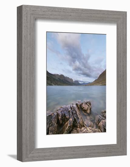 Saint Mary Lake, Glacier National Park, Montana.-Alan Majchrowicz-Framed Photographic Print