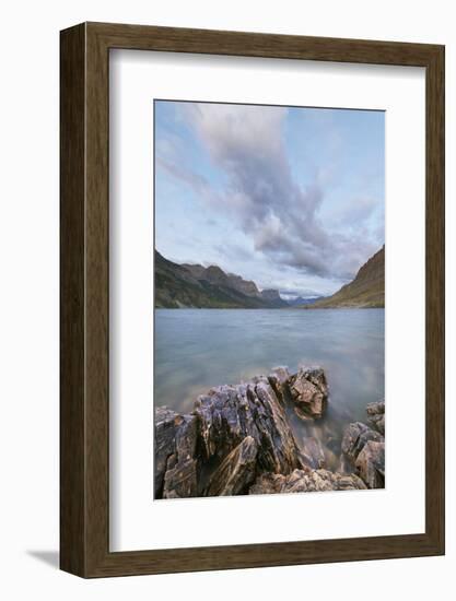 Saint Mary Lake, Glacier National Park, Montana.-Alan Majchrowicz-Framed Photographic Print