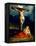 Saint Mary Magdalene at the Foot of the Cross, 1829 (Oil on Canvas)-Ferdinand Victor Eugene Delacroix-Framed Premier Image Canvas