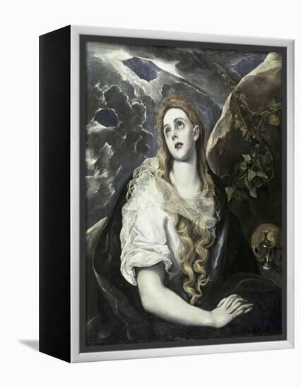 Saint Mary Magdalene in Penitence-El Greco-Framed Premier Image Canvas