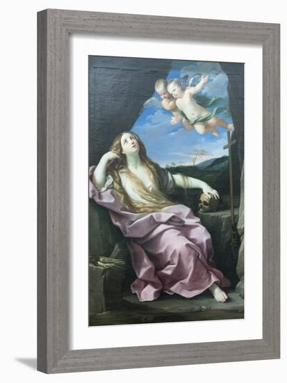 Saint Mary Magdalene Penitent, 17Th Century (Painting)-Guido Reni-Framed Giclee Print