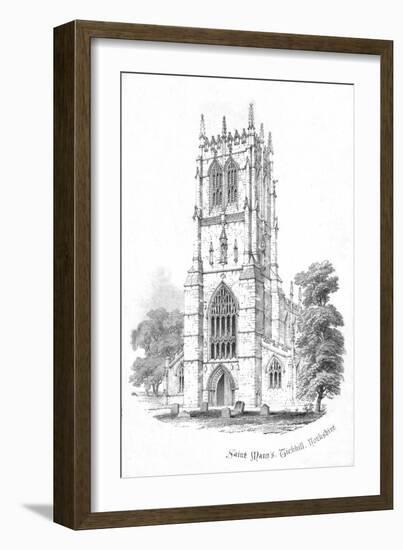 'Saint Mary's, Tickhill. Yorkshire', c1850s-Unknown-Framed Giclee Print