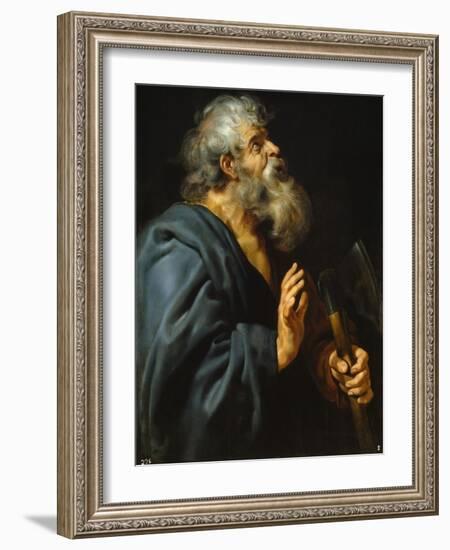 Saint Mathias, 1610-1612-Peter Paul Rubens-Framed Giclee Print