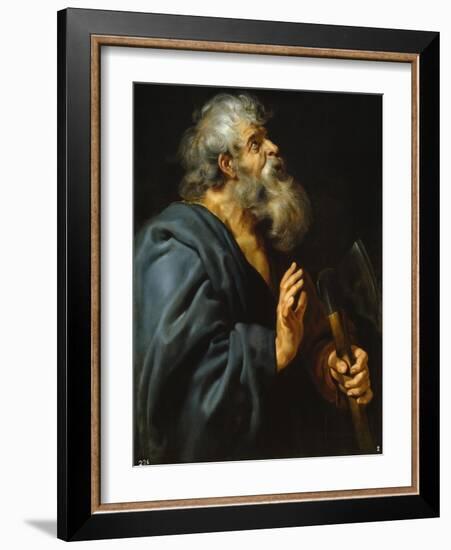 Saint Mathias, 1610-1612-Peter Paul Rubens-Framed Giclee Print