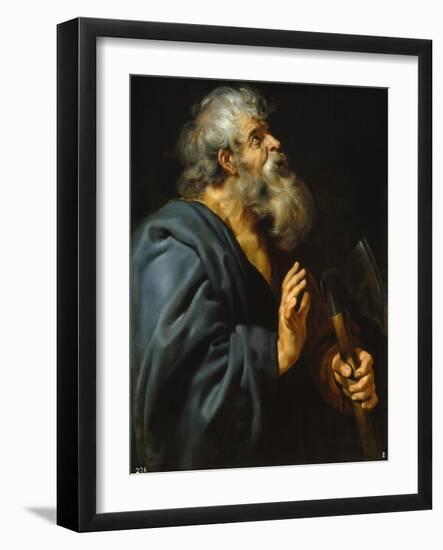 Saint Mathias, 1610-1612-Peter Paul Rubens-Framed Giclee Print