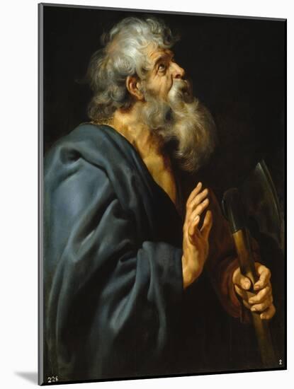 Saint Mathias, 1610-1612-Peter Paul Rubens-Mounted Giclee Print