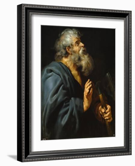 Saint Mathias, 1610-1612-Peter Paul Rubens-Framed Giclee Print