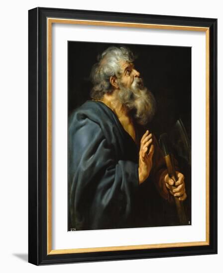 Saint Mathias, 1610-1612-Peter Paul Rubens-Framed Giclee Print