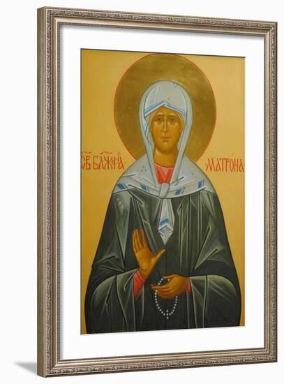 Saint Matrona of Moscow, 20th Century-null-Framed Giclee Print